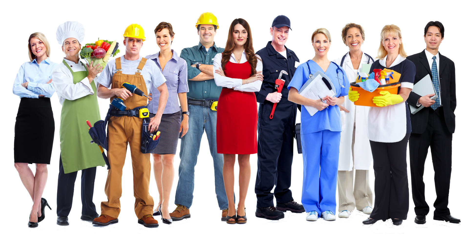 Working people no background - Copy